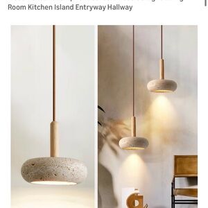Modern Beige Pendant Light